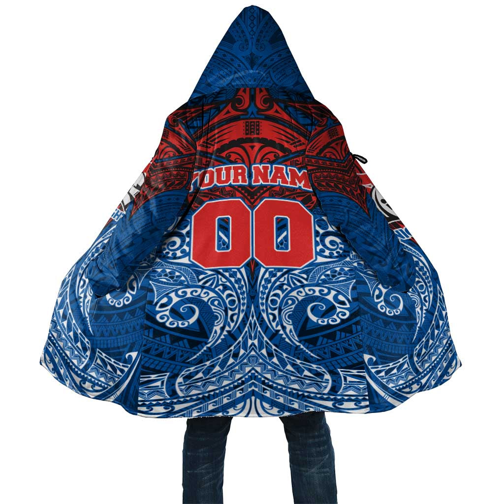 Personalized Newcastle Knights Cloak Polynesian Tribal Pattern Style