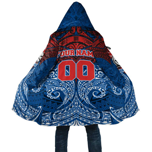 Personalized Newcastle Knights Cloak Polynesian Tribal Pattern Style