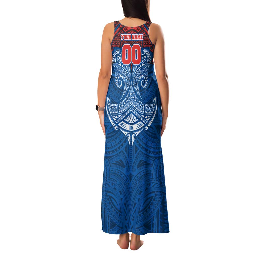 Personalized Newcastle Knights Family Matching Tank Maxi Dress and Hawaiian Shirt Polynesian Tribal Pattern Style