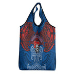 Personalized Newcastle Knights Grocery Bag Polynesian Tribal Pattern Style