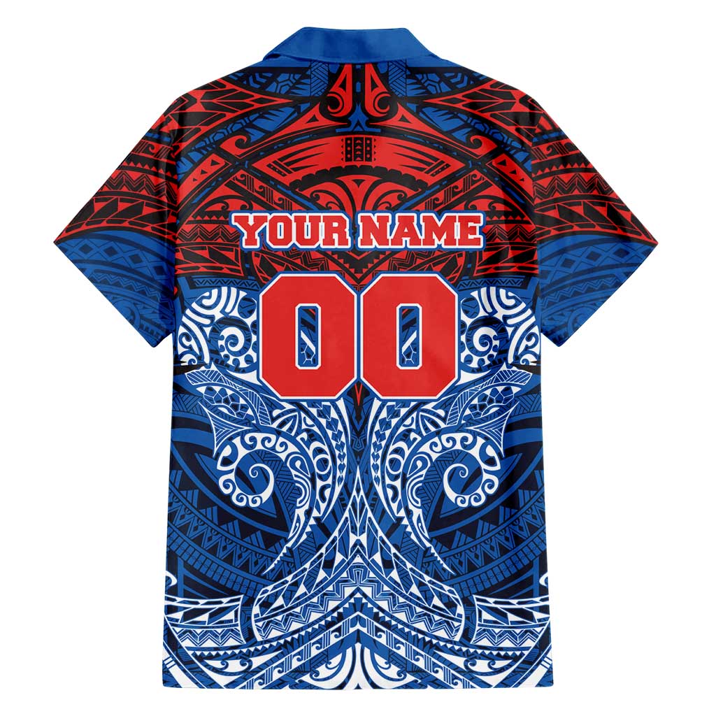 Personalized Newcastle Knights Hawaiian Shirt Polynesian Tribal Pattern Style