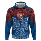 Personalized Newcastle Knights Hoodie Polynesian Tribal Pattern Style