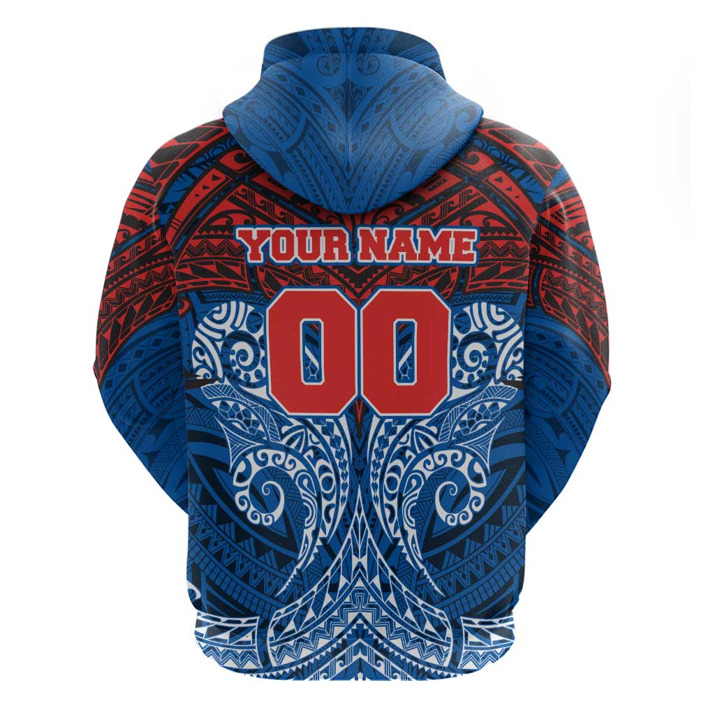 Personalized Newcastle Knights Hoodie Polynesian Tribal Pattern Style