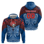 Personalized Newcastle Knights Hoodie Polynesian Tribal Pattern Style