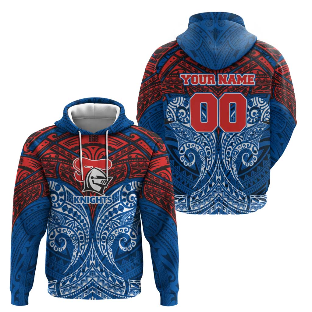 Personalized Newcastle Knights Hoodie Polynesian Tribal Pattern Style