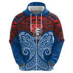 Personalized Newcastle Knights Hoodie Polynesian Tribal Pattern Style