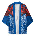Personalized Newcastle Knights Kimono Polynesian Tribal Pattern Style