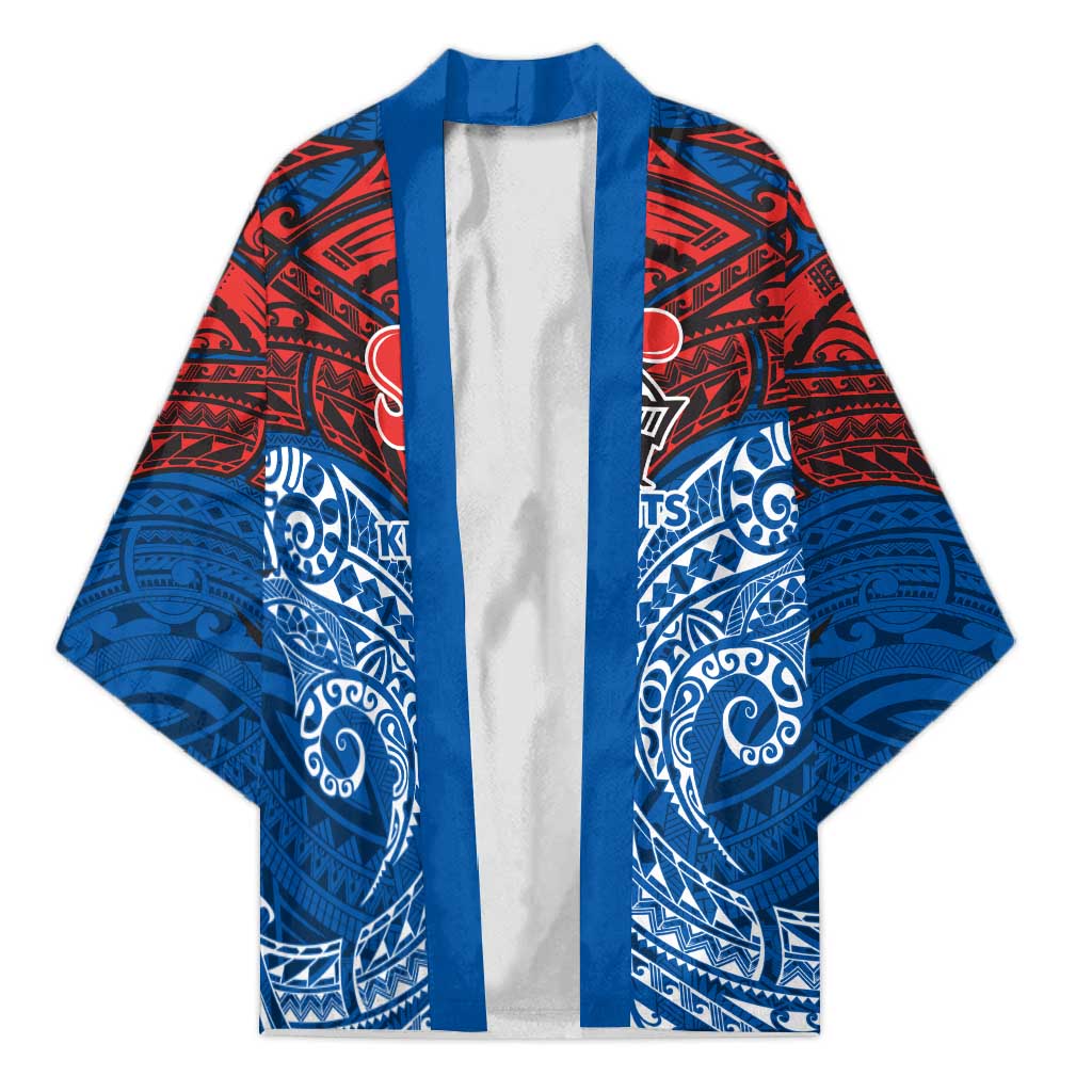 Personalized Newcastle Knights Kimono Polynesian Tribal Pattern Style