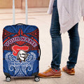 Personalized Newcastle Knights Luggage Cover Polynesian Tribal Pattern Style
