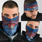 Personalized Newcastle Knights Neck Gaiter Polynesian Tribal Pattern Style