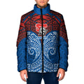 Personalized Newcastle Knights Padded Jacket Polynesian Tribal Pattern Style