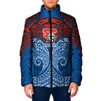 Personalized Newcastle Knights Padded Jacket Polynesian Tribal Pattern Style
