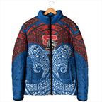Personalized Newcastle Knights Padded Jacket Polynesian Tribal Pattern Style