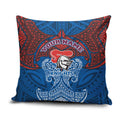 Personalized Newcastle Knights Pillow Cover Polynesian Tribal Pattern Style