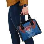 Personalized Newcastle Knights Shoulder Handbag Polynesian Tribal Pattern Style