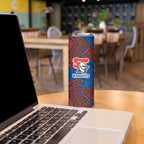 Personalized Newcastle Knights Skinny Tumbler Polynesian Tribal Pattern Style