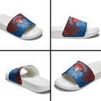 Personalized Newcastle Knights Slide Sandals Polynesian Tribal Pattern Style