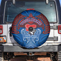 Personalized Newcastle Knights Spare Tire Cover Polynesian Tribal Pattern Style