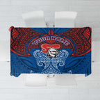 Personalized Newcastle Knights Tablecloth Polynesian Tribal Pattern Style