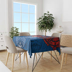 Personalized Newcastle Knights Tablecloth Polynesian Tribal Pattern Style