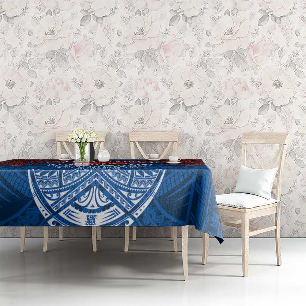 Personalized Newcastle Knights Tablecloth Polynesian Tribal Pattern Style