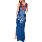 Personalized Newcastle Knights Tank Maxi Dress Polynesian Tribal Pattern Style