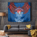 Personalized Newcastle Knights Tapestry Polynesian Tribal Pattern Style
