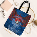 Personalized Newcastle Knights Tote Bag Polynesian Tribal Pattern Style