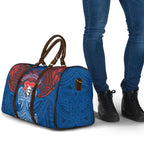 Personalized Newcastle Knights Travel Bag Polynesian Tribal Pattern Style