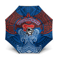 Personalized Newcastle Knights Umbrella Polynesian Tribal Pattern Style