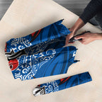Personalized Newcastle Knights Umbrella Polynesian Tribal Pattern Style