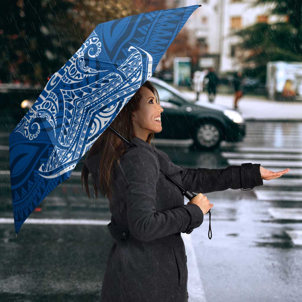 Personalized Newcastle Knights Umbrella Polynesian Tribal Pattern Style