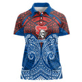 Personalized Newcastle Knights Women Polo Shirt Polynesian Tribal Pattern Style