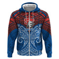 Personalized Newcastle Knights Zip Hoodie Polynesian Tribal Pattern Style