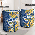 Parramatta Eels Laundry Basket Polynesian Tribal Tattoo Pacific Sport Art