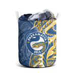 Parramatta Eels Laundry Basket Polynesian Tribal Tattoo Pacific Sport Art