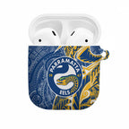 Parramatta Eels AirPods Case Polynesian Tribal Tattoo Pacific Sport Art