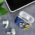 Parramatta Eels AirPods Case Polynesian Tribal Tattoo Pacific Sport Art