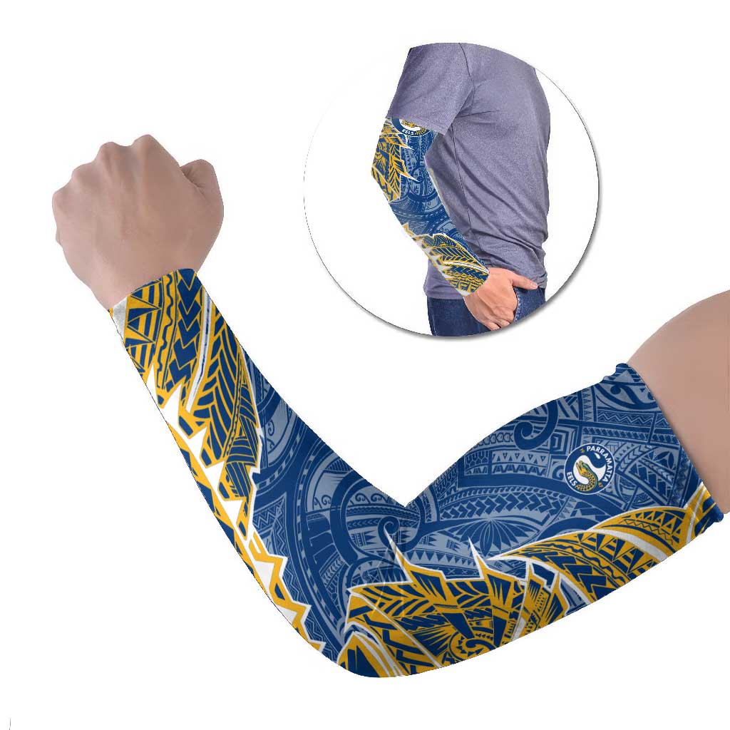 Parramatta Eels Arm Sleeves Polynesian Tribal Tattoo Pacific Sport Art
