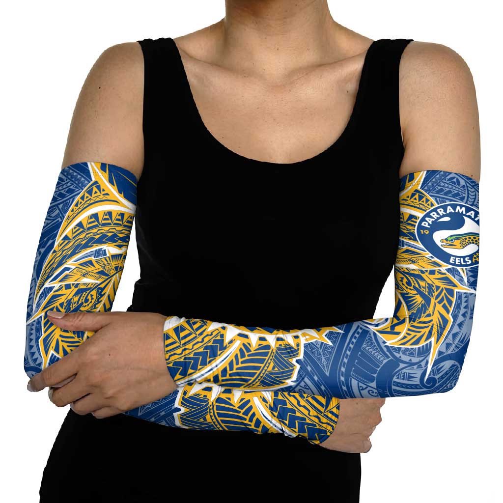Parramatta Eels Arm Sleeves Polynesian Tribal Tattoo Pacific Sport Art