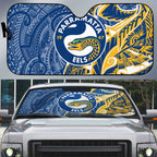 Parramatta Eels Auto Sun Shade Polynesian Tribal Tattoo Pacific Sport Art