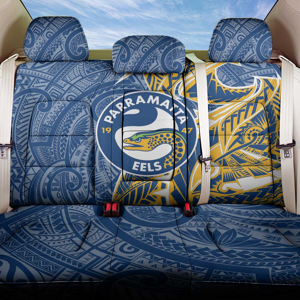 Parramatta Eels Back Car Seat Cover Polynesian Tribal Tattoo Pacific Sport Art