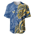 Parramatta Eels Baseball Jersey Polynesian Tribal Tattoo Pacific Sport Art
