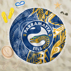 Parramatta Eels Beach Blanket Polynesian Tribal Tattoo Pacific Sport Art