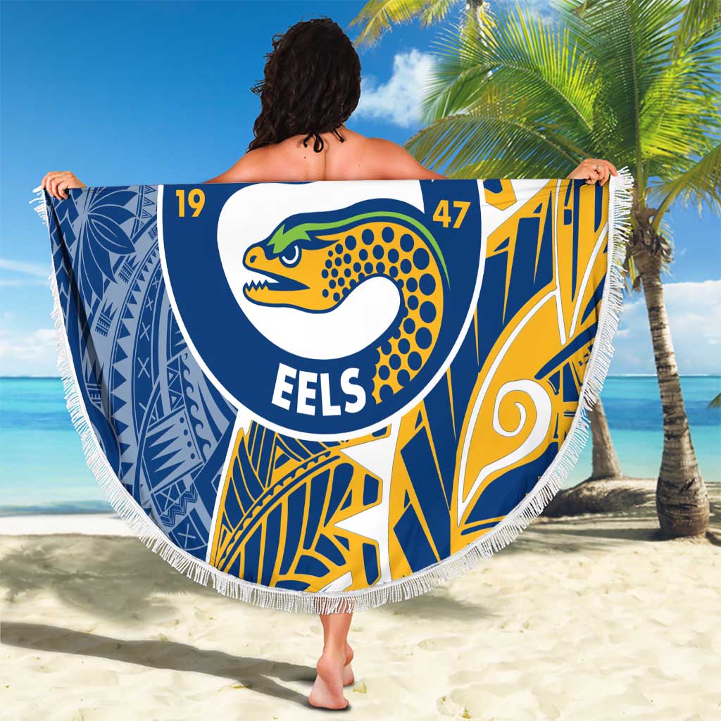 Parramatta Eels Beach Blanket Polynesian Tribal Tattoo Pacific Sport Art
