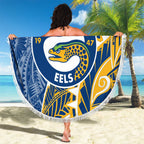 Parramatta Eels Beach Blanket Polynesian Tribal Tattoo Pacific Sport Art