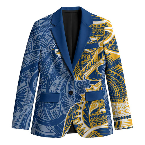 Parramatta Eels Blazer Polynesian Tribal Tattoo Pacific Sport Art