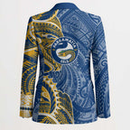 Parramatta Eels Blazer Polynesian Tribal Tattoo Pacific Sport Art