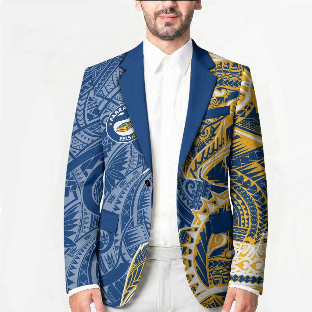 Parramatta Eels Blazer Polynesian Tribal Tattoo Pacific Sport Art