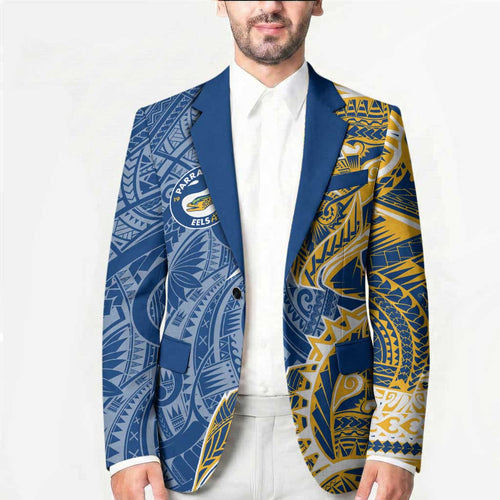 Parramatta Eels Blazer Polynesian Tribal Tattoo Pacific Sport Art